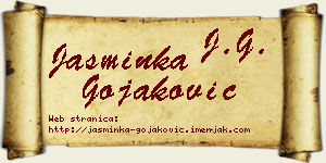Jasminka Gojaković vizit kartica